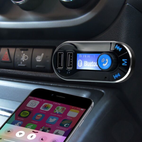 mbeat Bluetooth Hands Free Car Kit with 2.1A Car Charger - Image 4