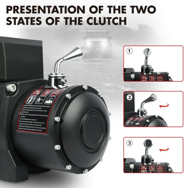 X-BULL Electric Winch 12000LBS/5454KGS Steel Cable 12V Wireless Remote Offroad - Image 7
