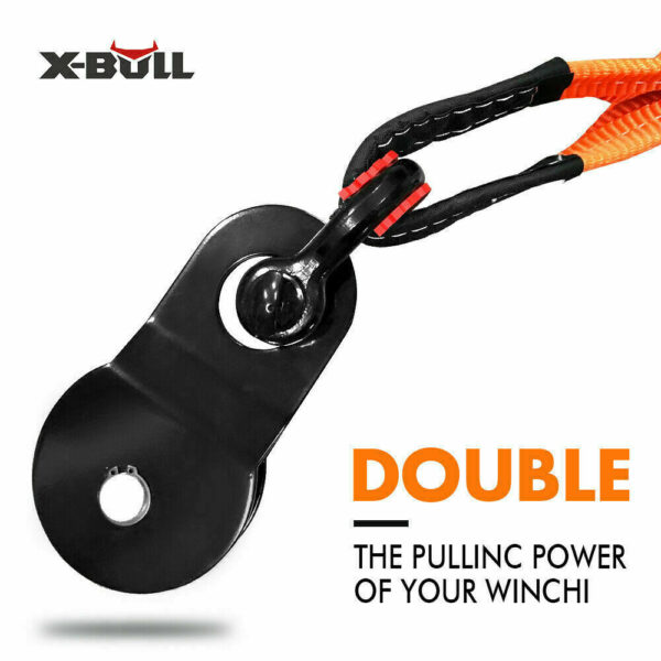 X-BULL Winch Recovery Kit 11PCS 4WD 4x4 Pack Off Road Snatch Strap Essential - Image 3