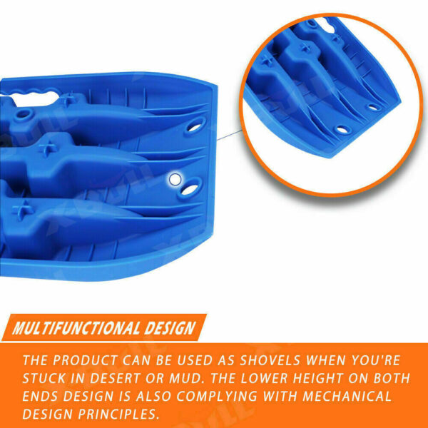 X-BULL Recovery tracks Mud Snow / Sand tracks / Grass 4X4 Caravan 2pairs 4WD Gen 3.0 - Blue - Image 8