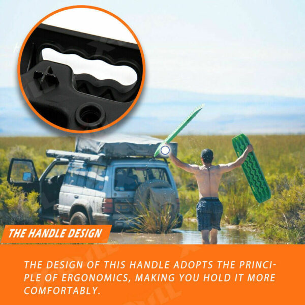 X-BULL Recovery tracks / Sand tracks / Mud tracks / Off Road 4WD 4x4 Car 2pcs Gen 3.0 - Black - Image 6