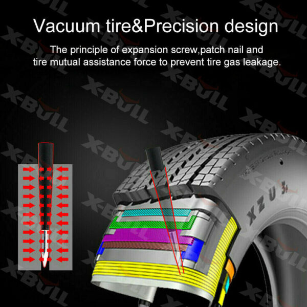 X-BULL 100PCSTire Repair Kit Tyre Puncture Motorcycle Tubeless Auto Vehicle 4x4 - Image 5