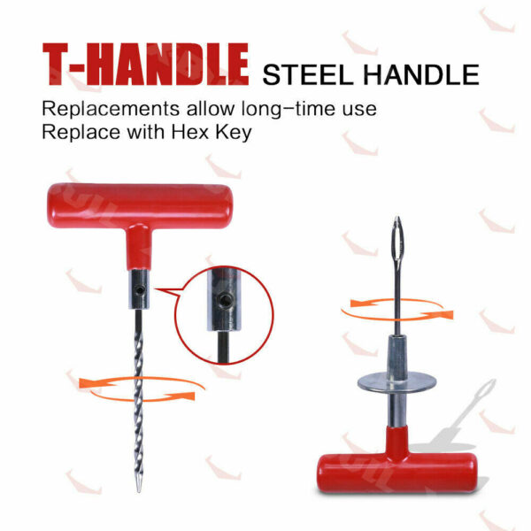 X-BULL 100PCSTire Repair Kit Tyre Puncture Motorcycle Tubeless Auto Vehicle 4x4 - Image 7