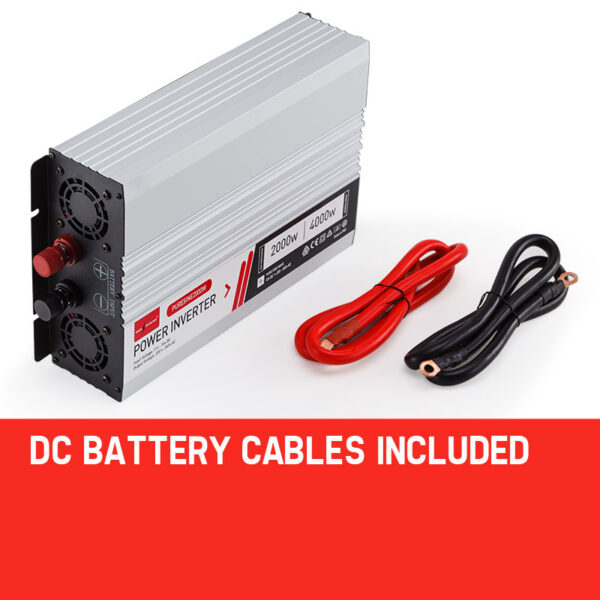 GENPOWER Pure Sine Wave 2000W/4000W 12V/240V Power Inverter Caravan Boat CarPlug - Image 7