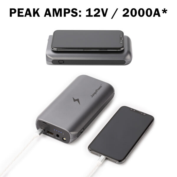 Jumpspower GTS 37000mWh Jump Starter 2000A USB-C Powerbank Wireless Charger - Image 8