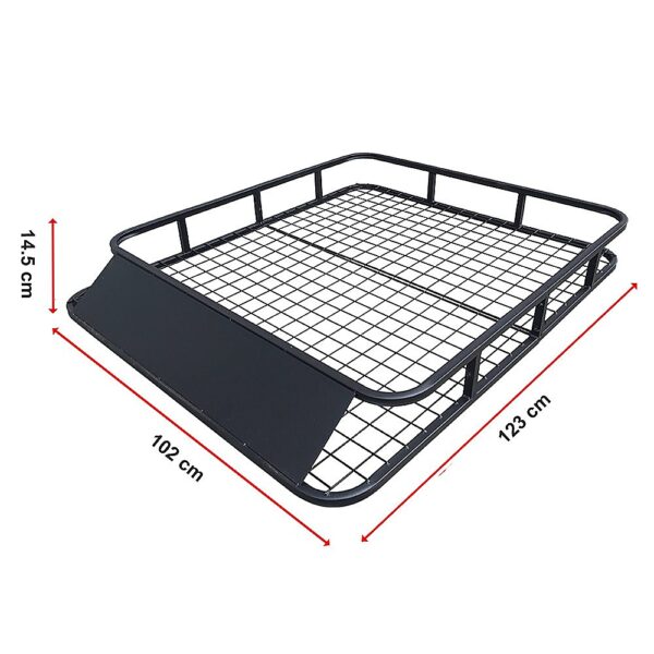 Universal Roof Rack Basket - Car Luggage Carrier Steel Cage Vehicle Cargo - Image 7