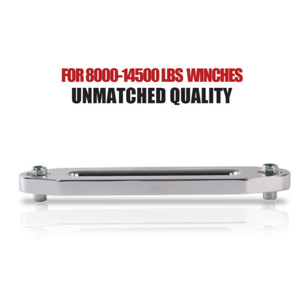 X-BULL 8000-13000LBS Aluminium Hawse Fairlead Universal Winch Dyneema Rope 4WD - Image 2