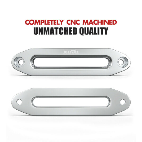 X-BULL 8000-13000LBS Aluminium Hawse Fairlead Universal Winch Dyneema Rope 4WD - Image 4