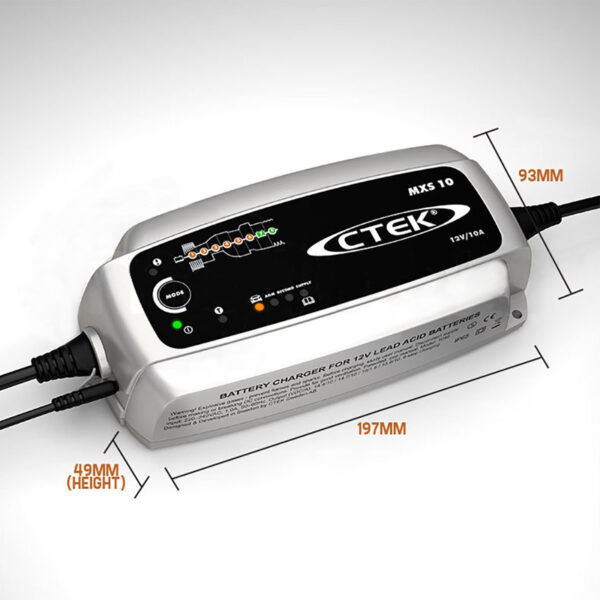 CTEK MXS 10 Amp Smart Battery Charger 12V Car Caravan RV Boat Marine AGM - Image 6