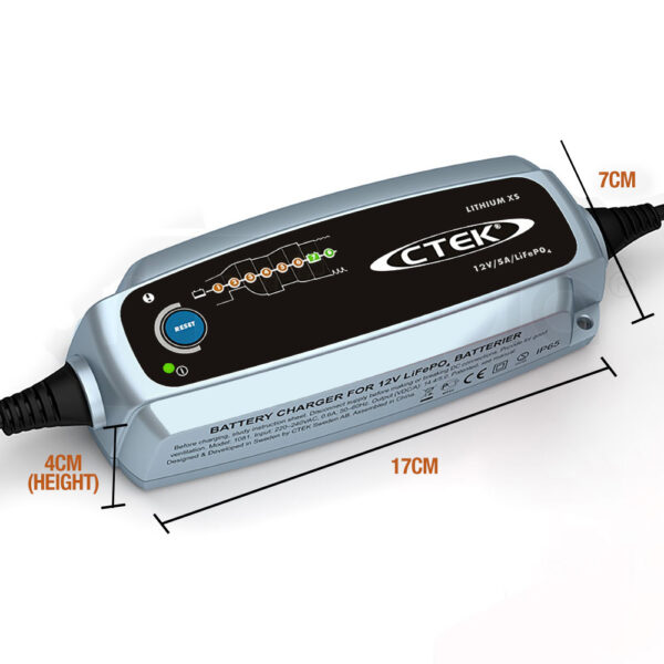 CTEK Lithium XS Smart Battery Charger 12V 5A Trickle Motorcycle Car Boat Bike - Image 6