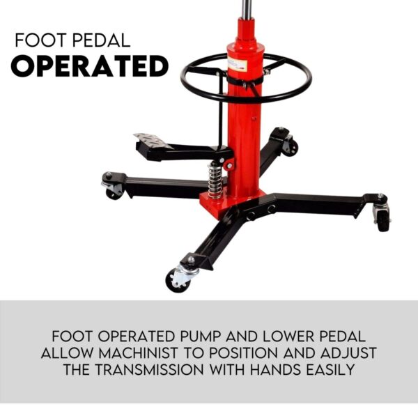 Transmission Jack 0.5 ton 2-Stage Hydraulic High Lift Vertical Telescopic - Image 2