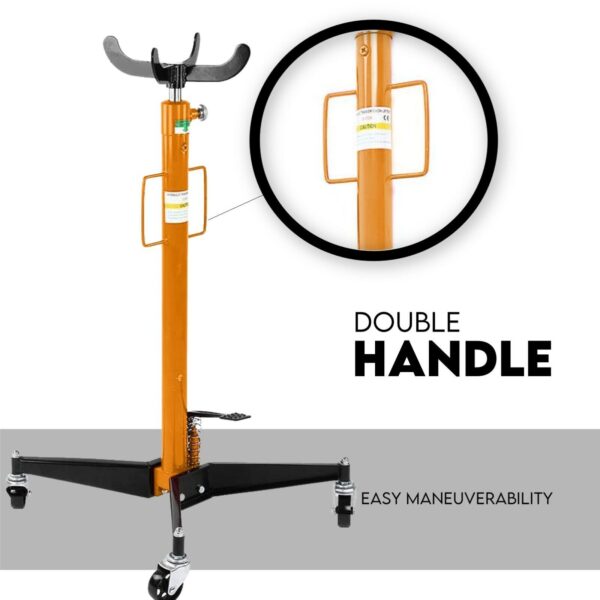 Hydraulic Transmission Jack 500kg Single Stage Gearbox Lifter Hoist 0.5 Ton - Image 7