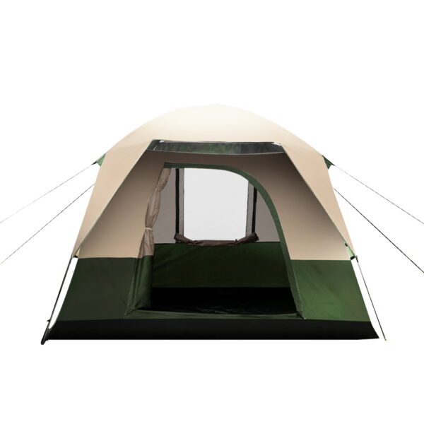 Weisshorn Family Camping Tent 4 Person Hiking Beach Tents Green - Image 4